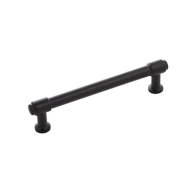 Hickory Hardware H077853MB 5.0625 in. Center to Center Piper Collection Pull, Matte Black Finish